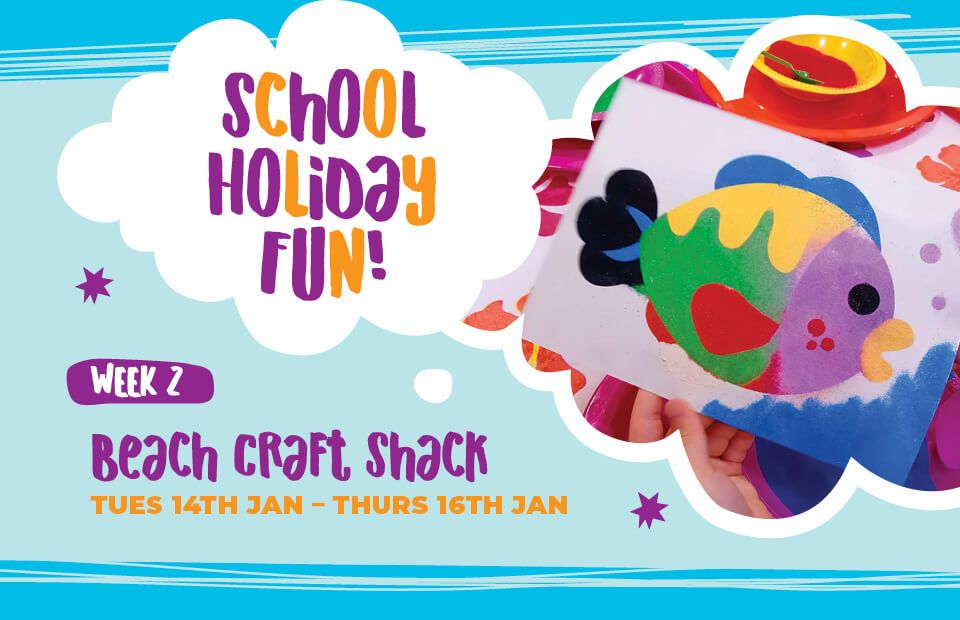 Get ready for even more fun with our Beach Craft Shack!