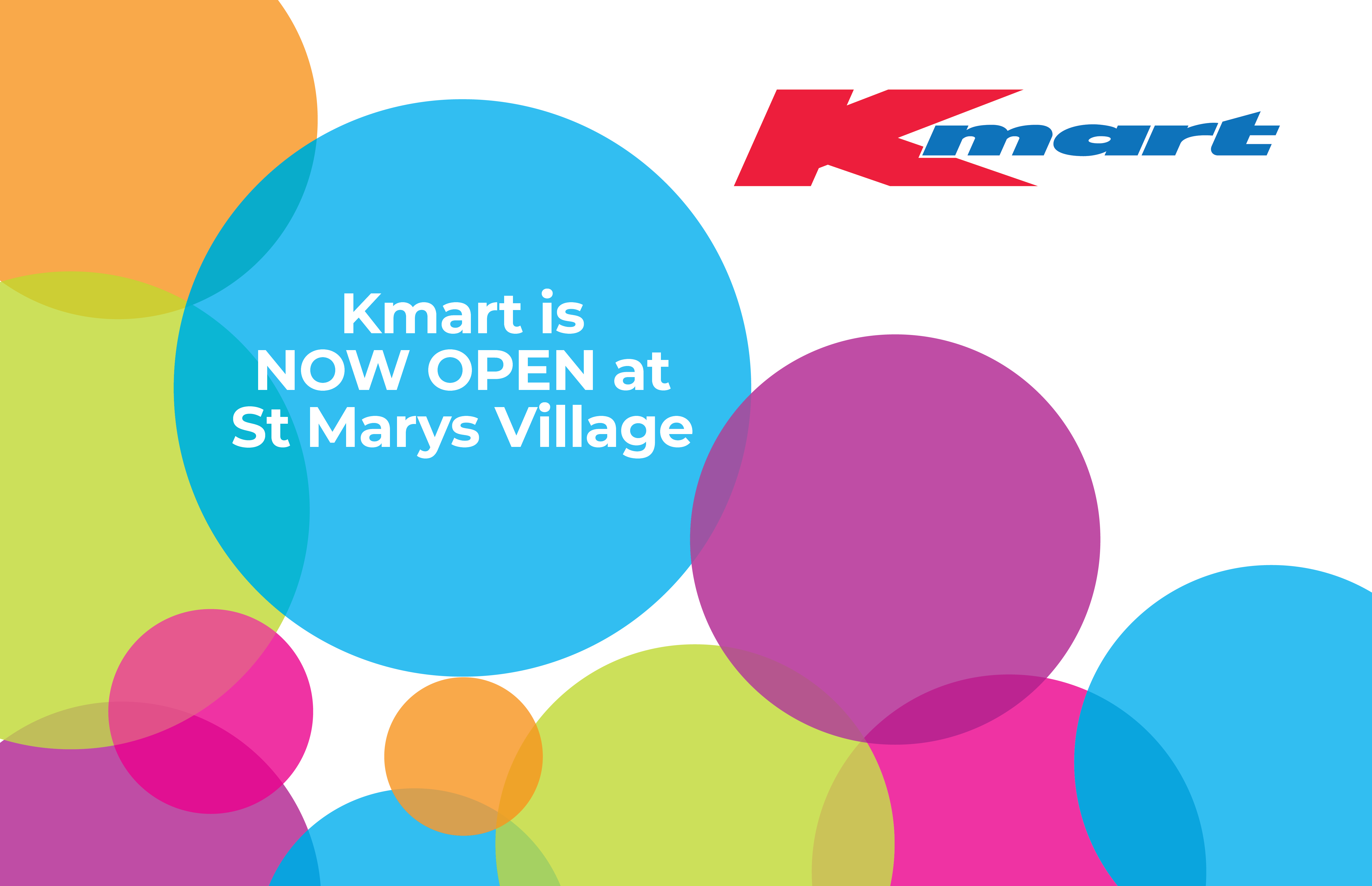 Kmart is now Open at St Marys Village