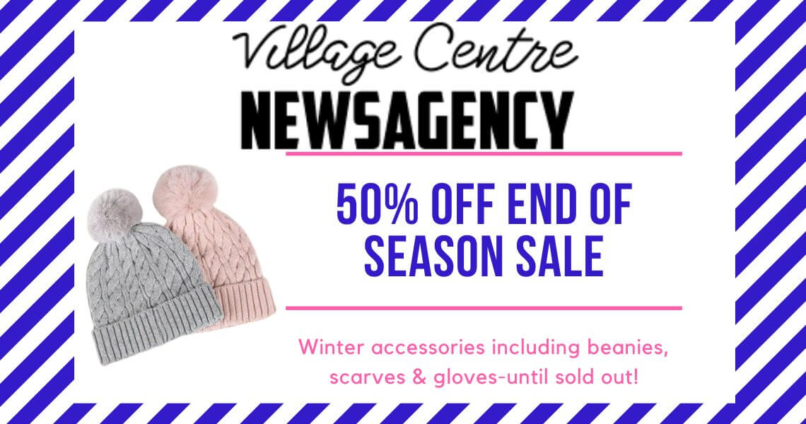 End of Season Sale at St Marys Village Newsagency – 50% Off!