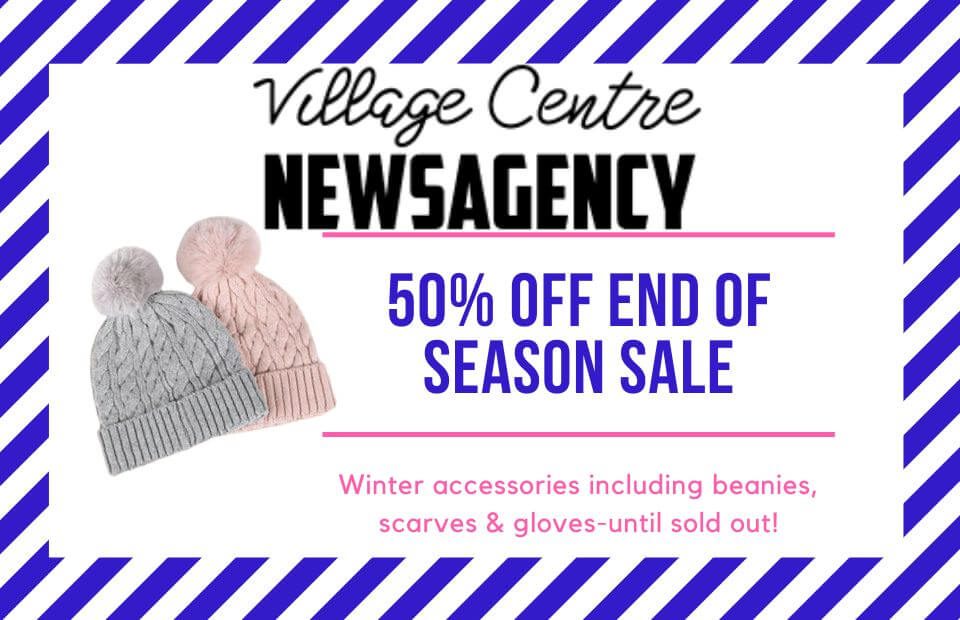 End of Season Sale at St Marys Village Newsagency – 50% Off!