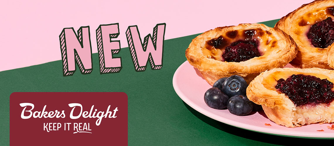 NEW and EXCLUSIVE Mixed Berry Portuguese Custard Tart!