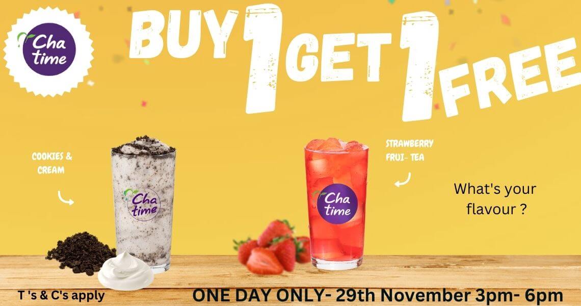 Black Friday Special at Chatime!